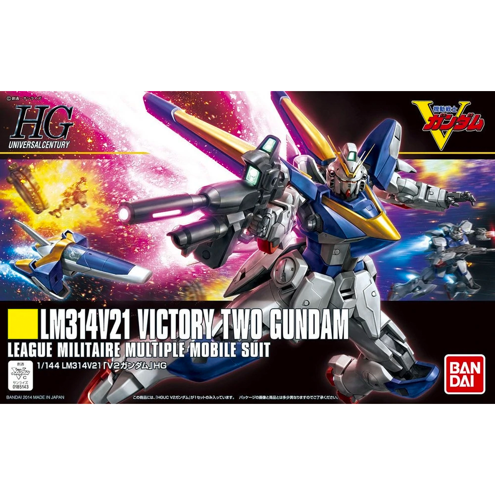 Bandai Spirits: Gundam - HGUC 1/144 LM314V21 Victory 2 Gundam Model Kit #169 (ONLINE ORDER ONLY)