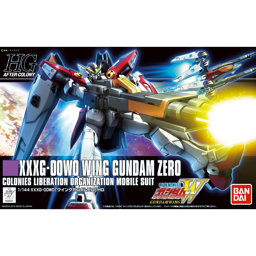 Bandai Spirits: Gundam Wing - HGAC 1/144 Wing Gundam Zero Model Kit #174 (ONLINE ORDER ONLY)