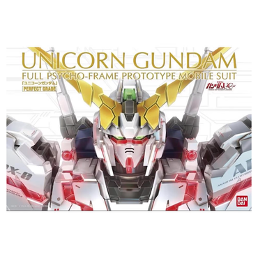 Bandai Spirits: Gundam - PG 1/60 Unicorn Gundam (Full Psycho-Frame Prototype Mobile Suit) Model Kit (ONLINE ORDER ONLY)