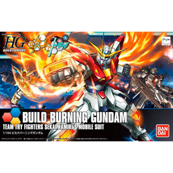 Bandai Spirits: Gundam HGBF - 1/144 Build Burning Gundam Model Kit #18 (ONLINE ORDER ONLY)