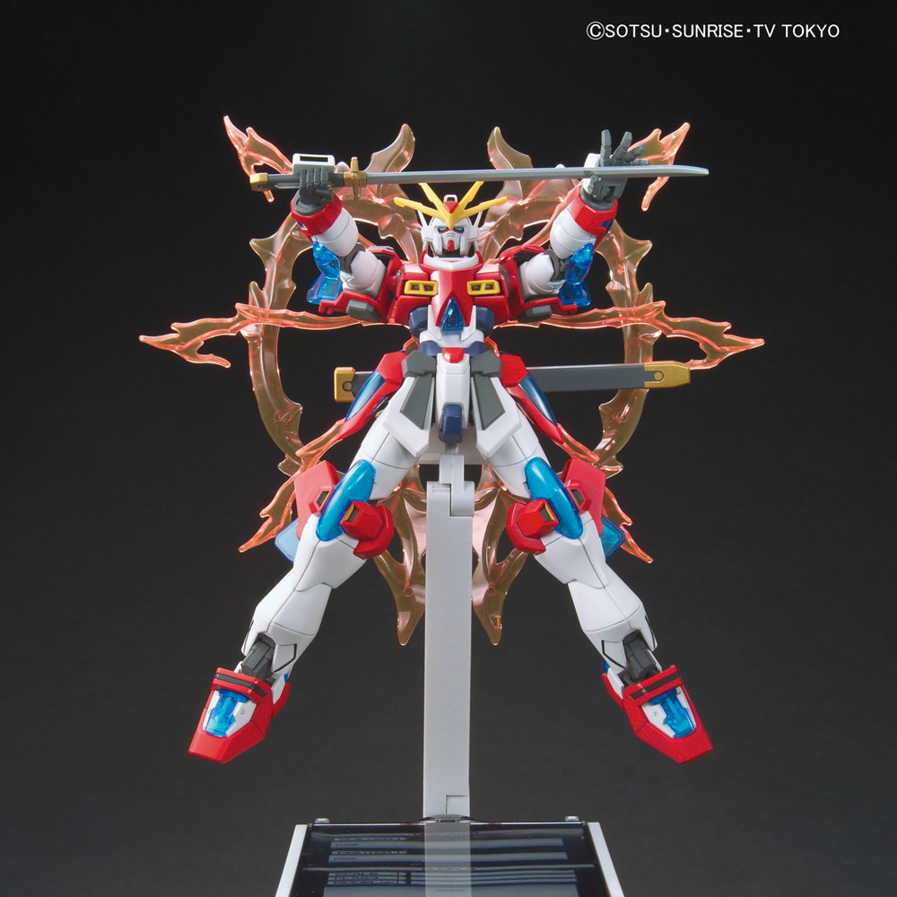 Bandai Spirits: Gundam HGBF - 1/144 Kamiki Burning Gundam Model Kit #43 (ONLINE ORDER ONLY)