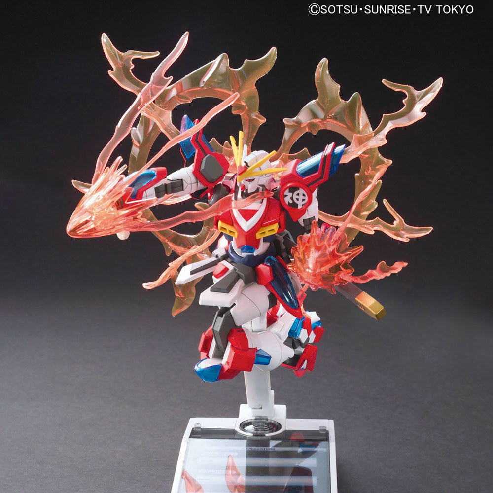 Bandai Spirits: Gundam HGBF - 1/144 Kamiki Burning Gundam Model Kit #43 (ONLINE ORDER ONLY)
