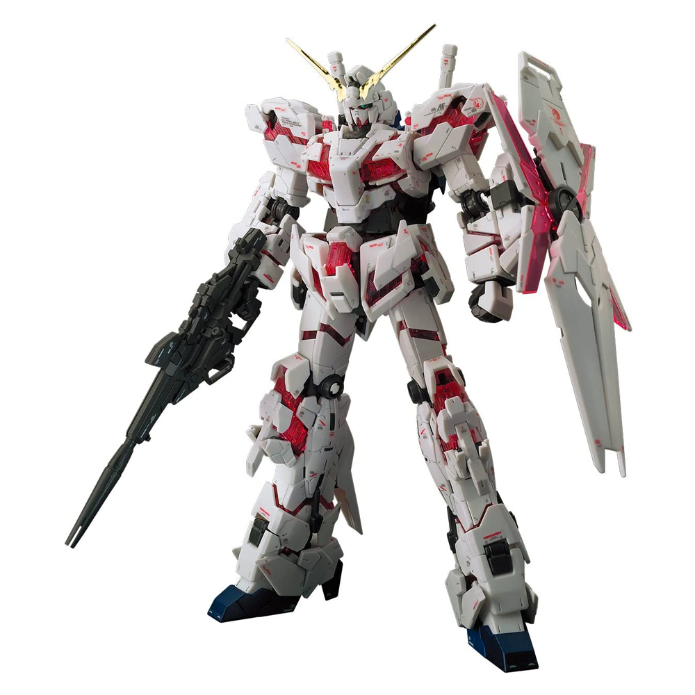 Bandai Hobby: Gundam UC - RG 1/144 Unicorn Gundam (Full Psycho-Frame) Model Kit #25 (ONLINE ORDER ONLY)