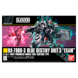 Bandai Spirits: Gundam - HGCE 1/144 RX-79BD-3 Blue Destiny Unit 3 (Exam) Model Kit #209 (ONLINE ORDER ONLY)
