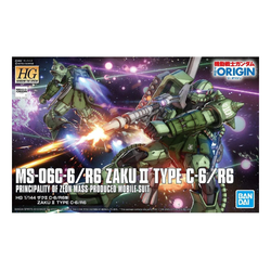 Bandai Spirits: Gundam - HG 1/144 Zaku II (Type C-6/R6) Model Kit #25 (ONLINE ORDER ONLY)