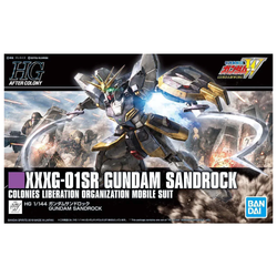 Bandai Spirits: Gundam - HGAC 1/144 XXXG-01SR Gundam Sandrock Model Kit #228 (ONLINE ORDER ONLY)