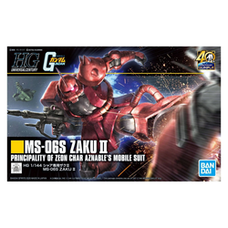 Bandai Spirits: Gundam - HGUC 1/144 MS-06S Char's Zaku II (Char Aznable Custom) Model Kit #234 (ONLINE ORDER ONLY)