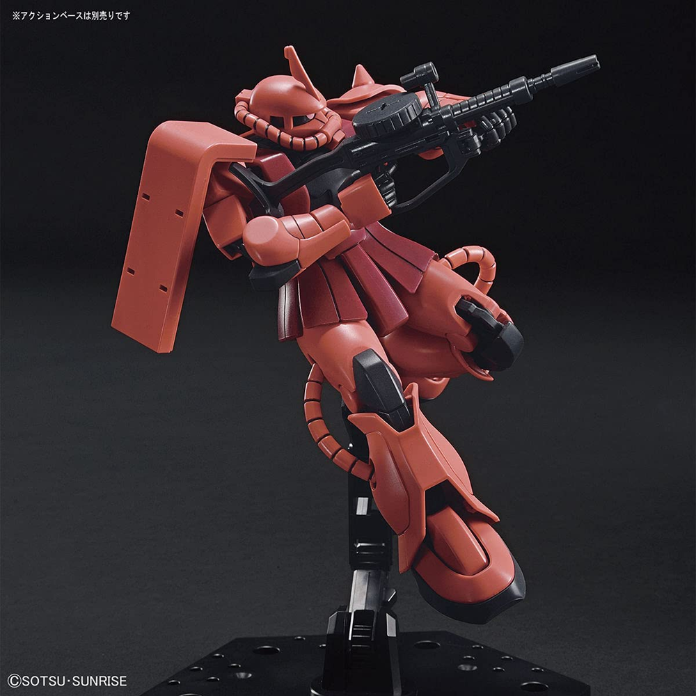 Bandai Spirits: Gundam - HGUC 1/144 MS-06S Char's Zaku II (Char Aznable Custom) Model Kit #234 (ONLINE ORDER ONLY)