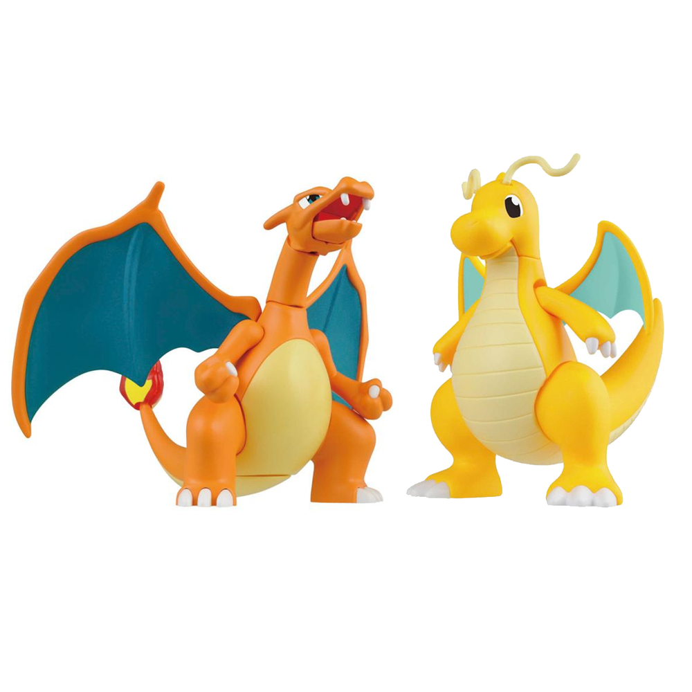 Bandai Spirits: Pokemon - Charizard and Dragonite Model Kit (ONLINE ORDER ONLY)