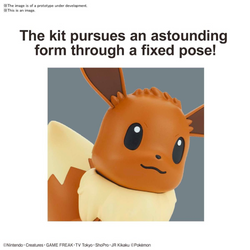 Bandai Spirits: Pokemon - 04 Eevee Model Kit Quick!! (ONLINE ORDER ONLY)
