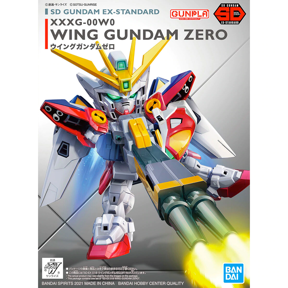 Bandai Spirits: Gundam Wing - SD Gundam EX Standard XXXG-00W0 Wing Gundam Zero (ONLINE ORDER ONLY)