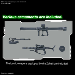 Bandai Spirits: Gundam - HGUC 1/144 MS-06 Zaku II Model Kit #241 (ONLINE ORDER ONLY)