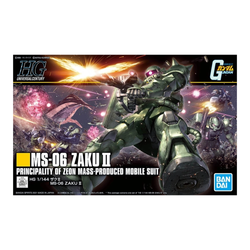Bandai Spirits: Gundam - HGUC 1/144 MS-06 Zaku II Model Kit #241 (ONLINE ORDER ONLY)