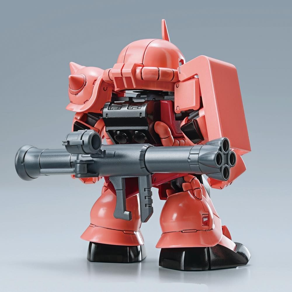 Bandai Hobby: Hello Kitty X SD Gundam Cross Silhouette - Hello Kitty MS-06S Char's Zaku II Model Kit (ONLINE ORDER ONLY)