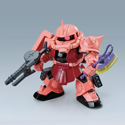 Bandai Hobby: Hello Kitty X SD Gundam Cross Silhouette - Hello Kitty MS-06S Char's Zaku II Model Kit (ONLINE ORDER ONLY)