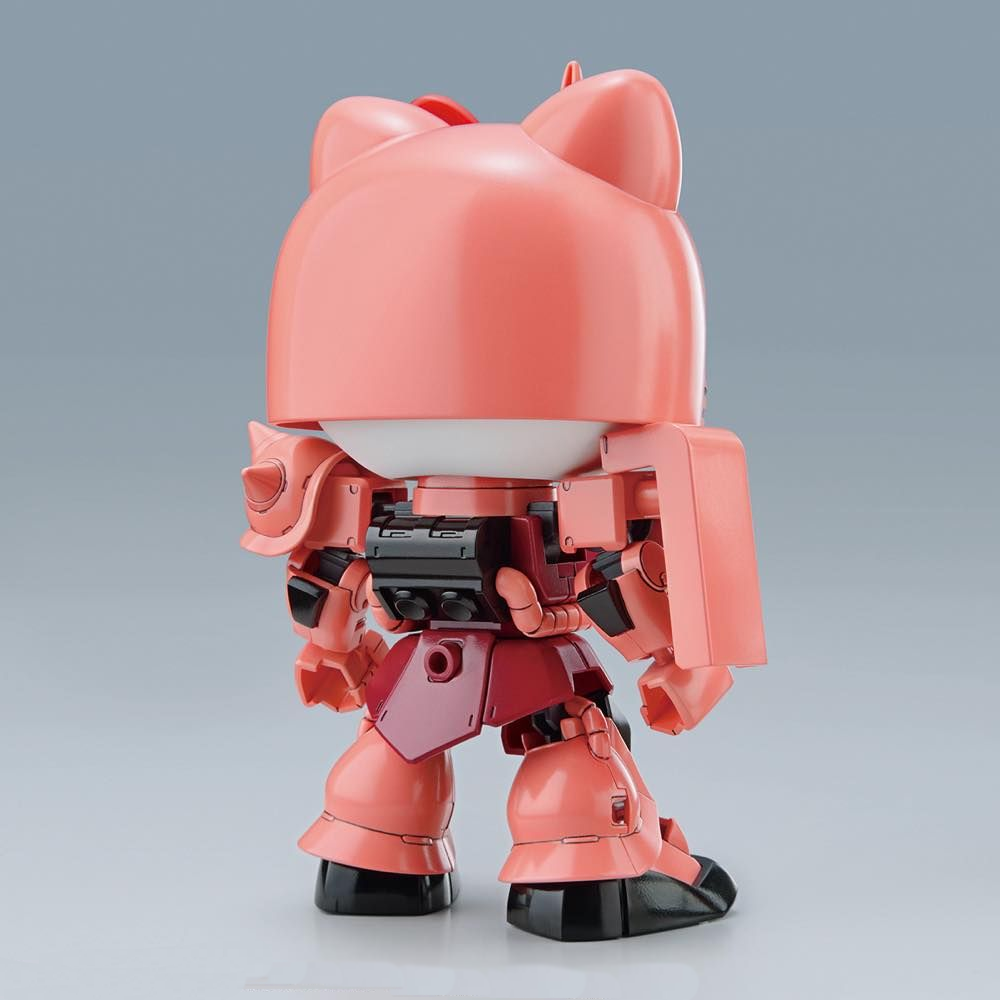 Bandai Hobby: Hello Kitty X SD Gundam Cross Silhouette - Hello Kitty MS-06S Char's Zaku II Model Kit (ONLINE ORDER ONLY)