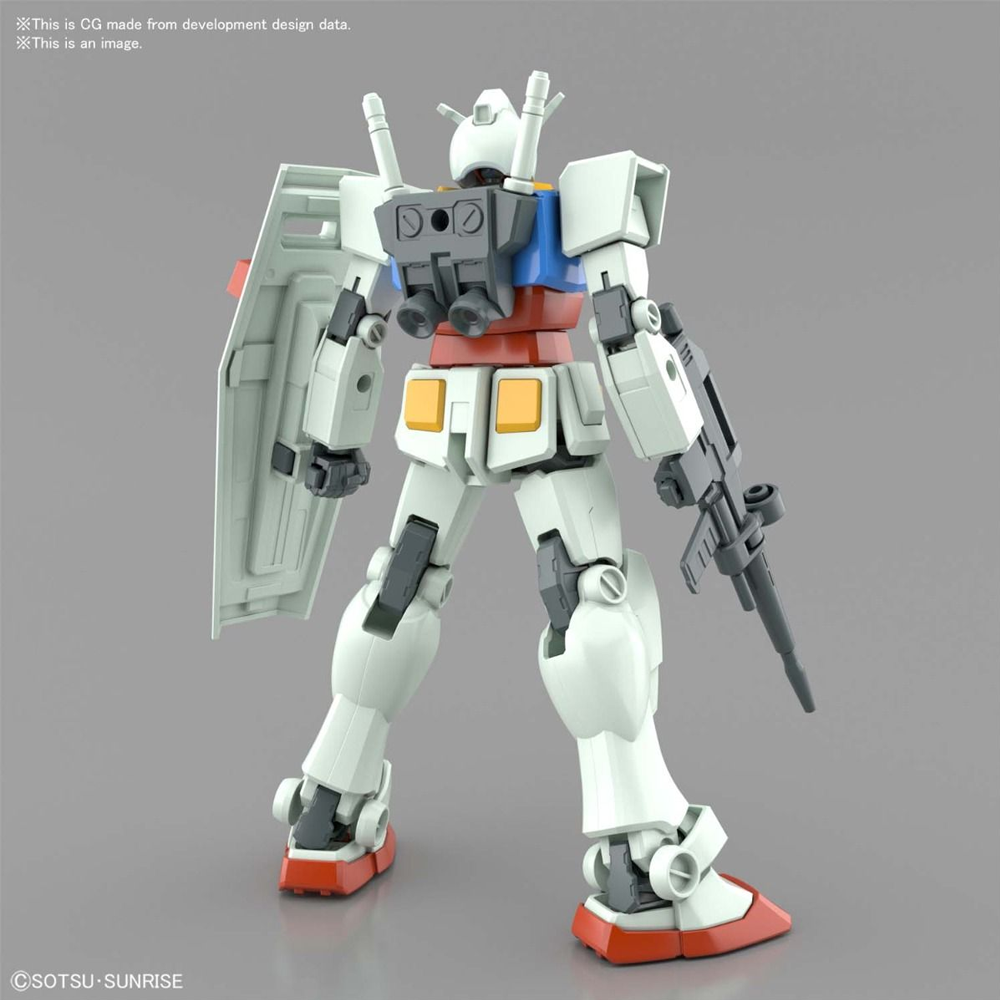 Bandai Spirits: Mobile Suit Gundam - RX-78-2 Gundam (Full Weapon Set) Entry Grade Model Kit (ONLINE ORDER ONLY)