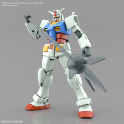 Bandai Spirits: Mobile Suit Gundam - RX-78-2 Gundam (Full Weapon Set) Entry Grade Model Kit (ONLINE ORDER ONLY)