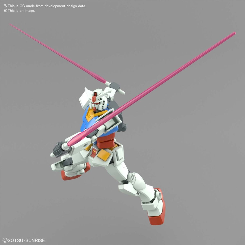 Bandai Spirits: Mobile Suit Gundam - RX-78-2 Gundam (Full Weapon Set) Entry Grade Model Kit (ONLINE ORDER ONLY)