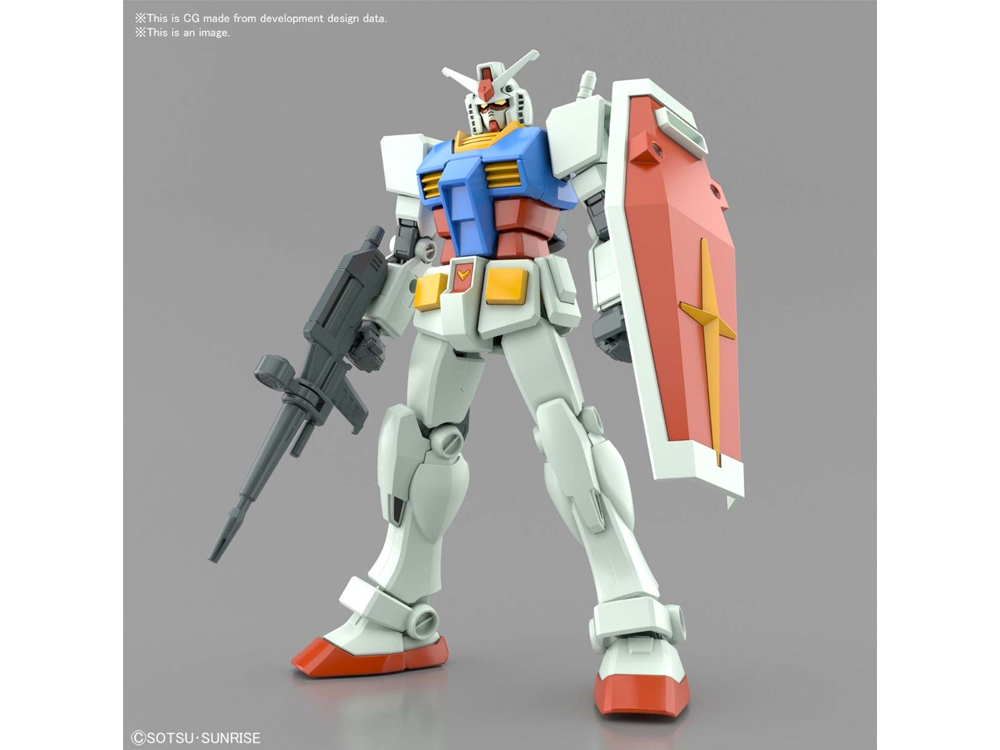 Bandai Spirits: Mobile Suit Gundam - RX-78-2 Gundam (Full Weapon Set) Entry Grade Model Kit (ONLINE ORDER ONLY)