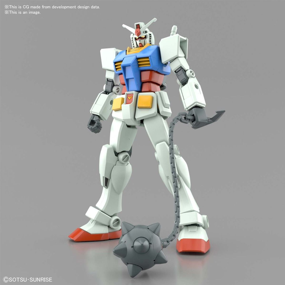 Bandai Spirits: Mobile Suit Gundam - RX-78-2 Gundam (Full Weapon Set) Entry Grade Model Kit (ONLINE ORDER ONLY)
