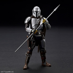 Bandai Spirits: Star Wars: Mandalorian - The Mandalorian Beskar Armor (Silver Coating Ver.) 1/12 Scale Model Kit (ONLINE ORDER ONLY)