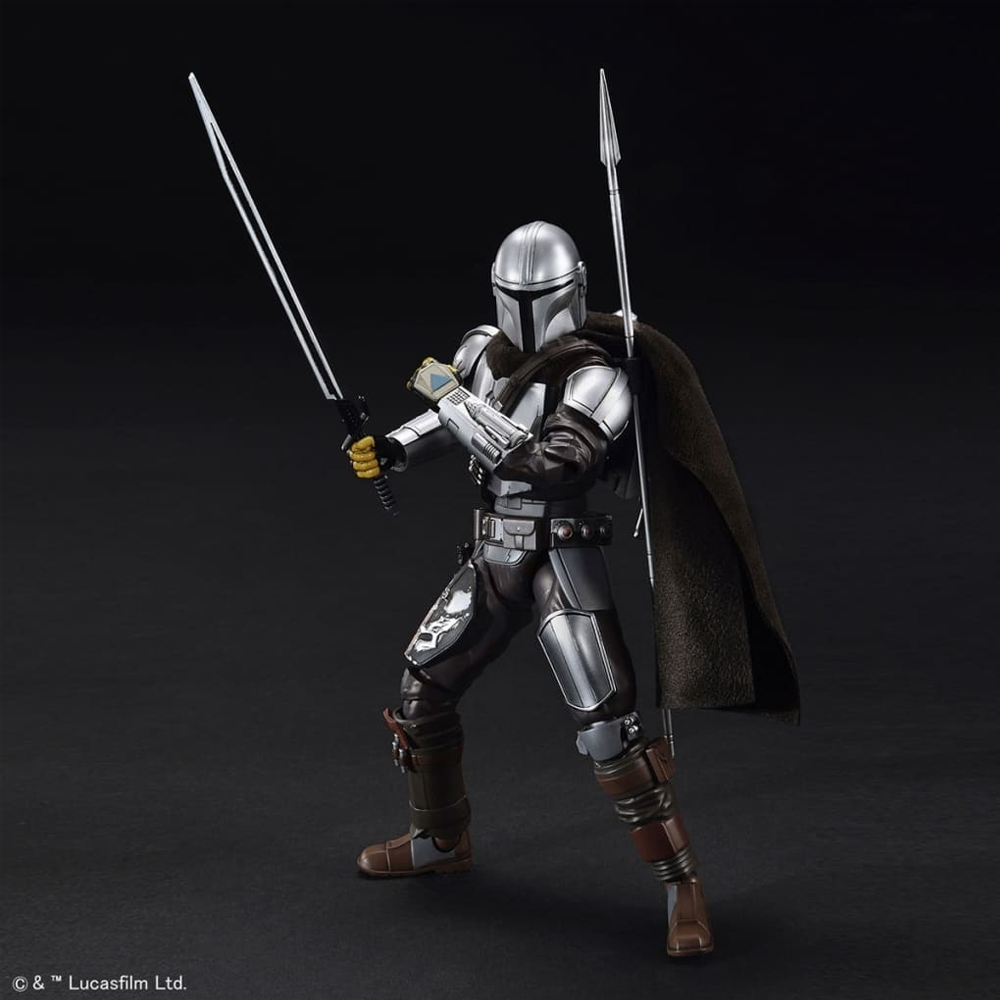 Bandai Spirits: Star Wars: Mandalorian - The Mandalorian Beskar Armor (Silver Coating Ver.) 1/12 Scale Model Kit (ONLINE ORDER ONLY)