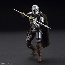 Bandai Spirits: Star Wars: Mandalorian - The Mandalorian Beskar Armor (Silver Coating Ver.) 1/12 Scale Model Kit (ONLINE ORDER ONLY)