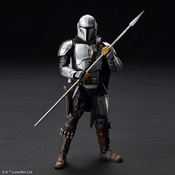 Bandai Spirits: Star Wars: Mandalorian - The Mandalorian Beskar Armor (Silver Coating Ver.) 1/12 Scale Model Kit (ONLINE ORDER ONLY)