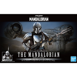 Bandai Spirits: Star Wars: Mandalorian - The Mandalorian Beskar Armor (Silver Coating Ver.) 1/12 Scale Model Kit (ONLINE ORDER ONLY)