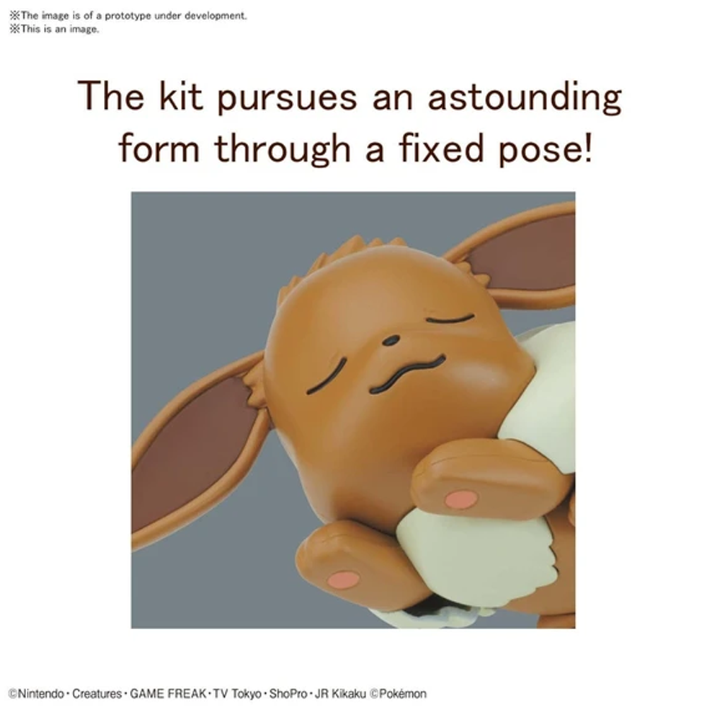Bandai Spirits: Pokemon - 07 Eevee (Sleeping Pose) Model Kit Quick!! (ONLINE ORDER ONLY)