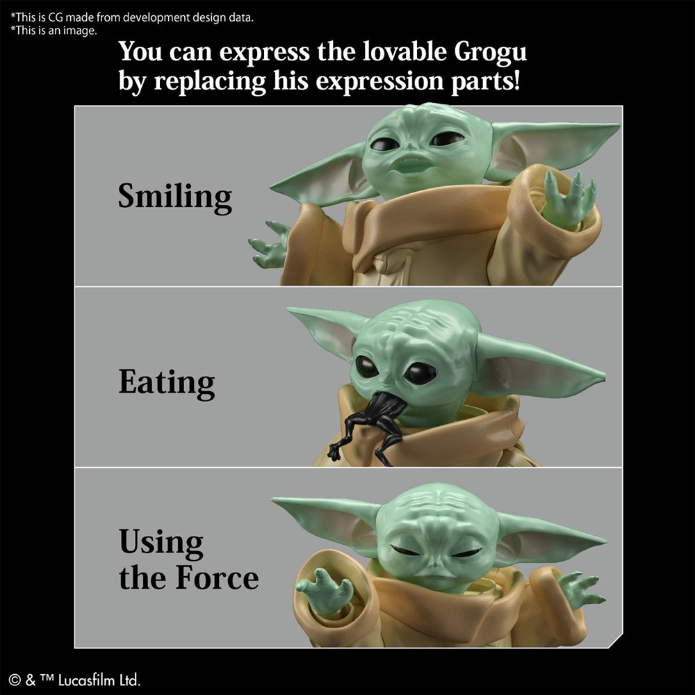 Bandai Spirits: Star Wars - Grogu (The Mandalorian Ver.) 1/4 Scale Model Kit (ONLINE ORDER ONLY)