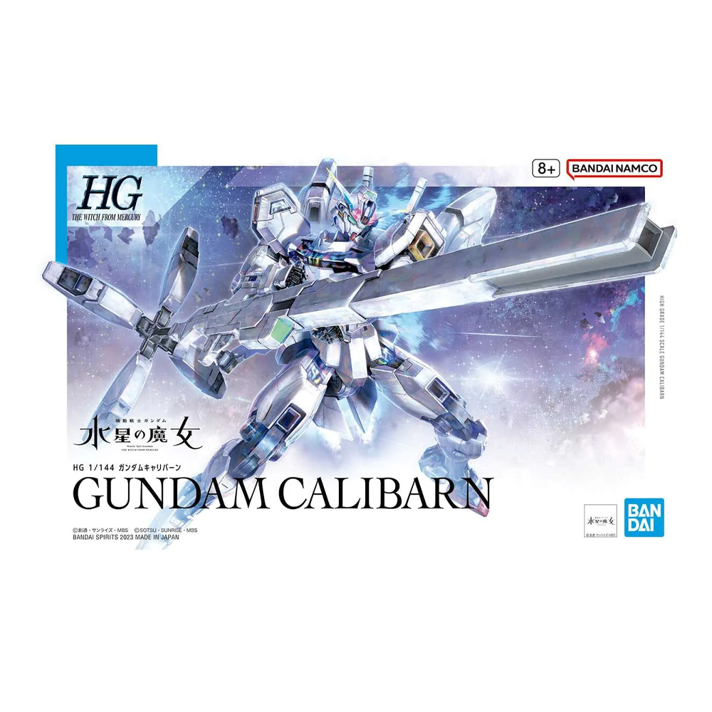 Bandai Spirits: Gundam: The Witch from Mercury - HG 1/144 Gundam Calibarn Model Kit #26 (ONLINE ORDER ONLY)