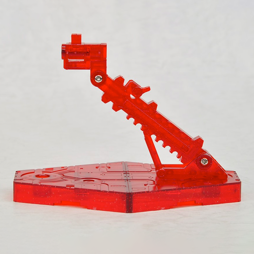 Bandai Spirits: 1/144 Red (Sparkle Clear) Action Base 2 Display Stand (ONLINE ORDER ONLY)