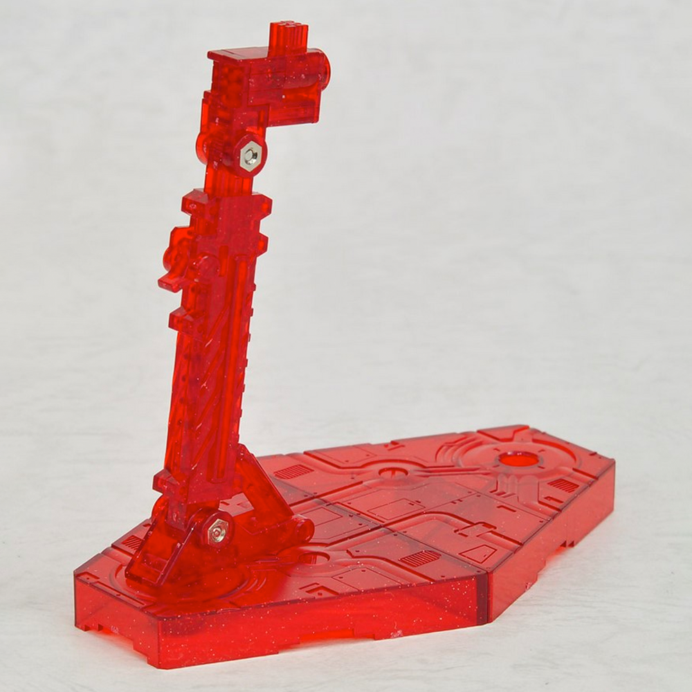 Bandai Spirits: 1/144 Red (Sparkle Clear) Action Base 2 Display Stand (ONLINE ORDER ONLY)
