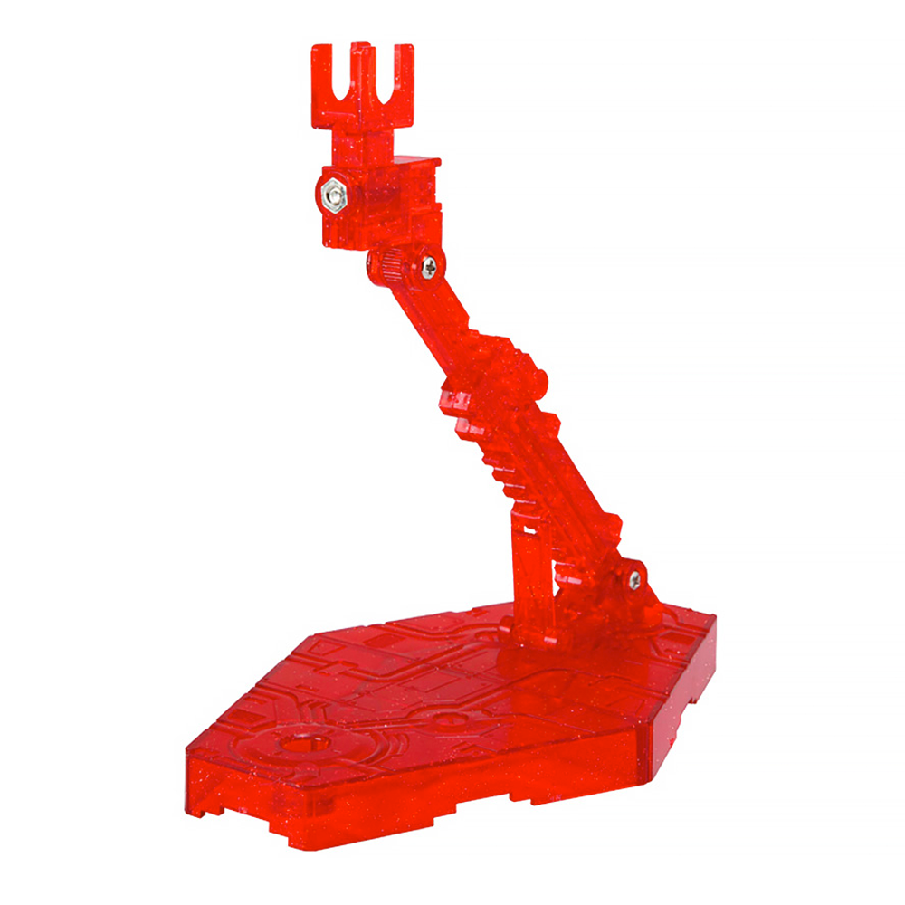Bandai Spirits: 1/144 Red (Sparkle Clear) Action Base 2 Display Stand (ONLINE ORDER ONLY)