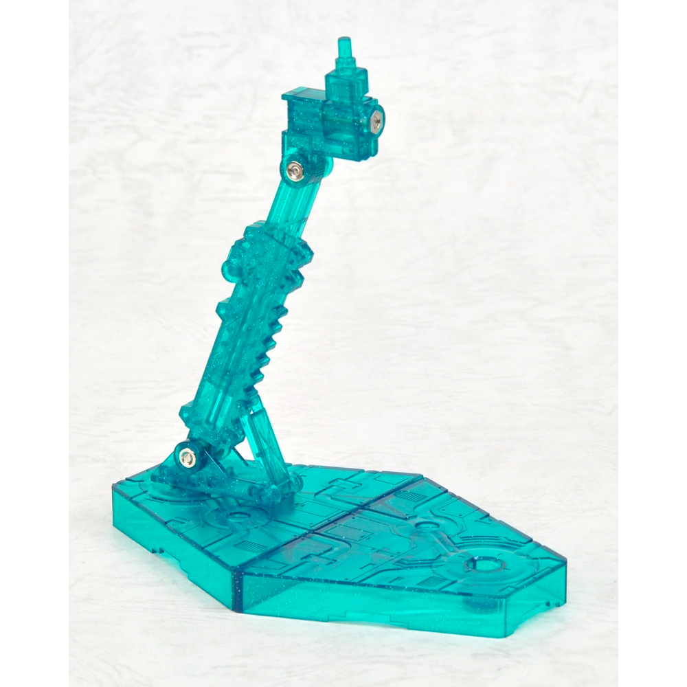 Bandai Spirits: 1/144 Green (Sparkle Clear) Action Base 2 Display Stand (ONLINE ORDER ONLY)