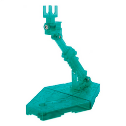 Bandai Spirits: 1/144 Green (Sparkle Clear) Action Base 2 Display Stand (ONLINE ORDER ONLY)