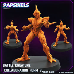 3D Printed Papsikels Battle Creature Collaboration Form Set October 2024 Cyberpunk 28mm 32mm (Online Only)