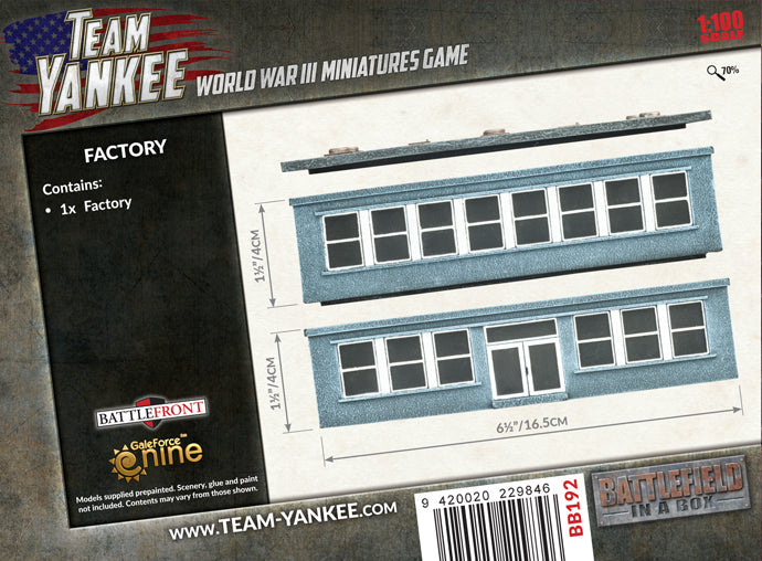 Team Yankee: Factory Building (ONLINE ORDER ONLY)