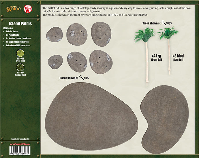 Flames of War: Island Palms (ONLINE ORDER ONLY)