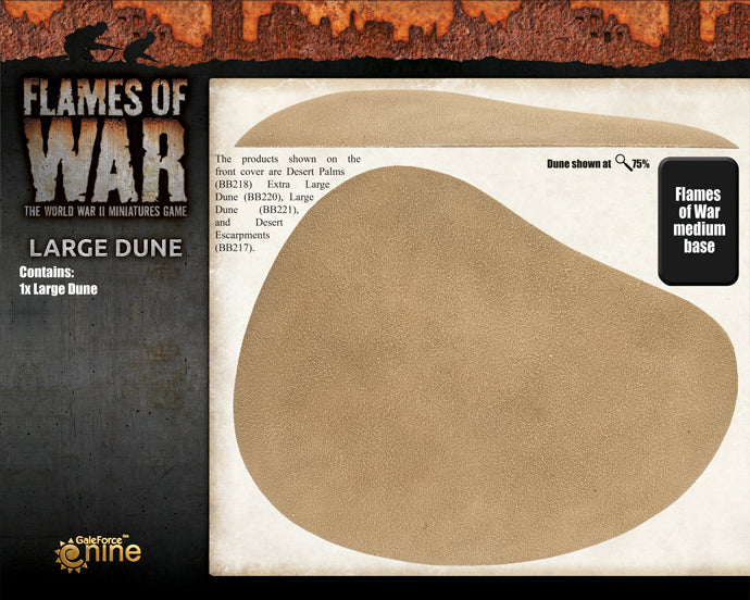Flames of War: Large Dune (ONLINE ORDER ONLY)