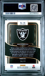 Graded 2024 Panini Select Brock Bowers #118 /49 Red Disco Rookie RC Football Card PSA 10 Gem Mint (ONLINE ORDER ONLY)