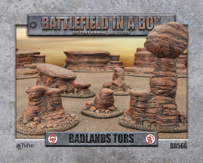 Battlefield in a Box: Badlands Tors - Mars (ONLINE ORDER ONLY)