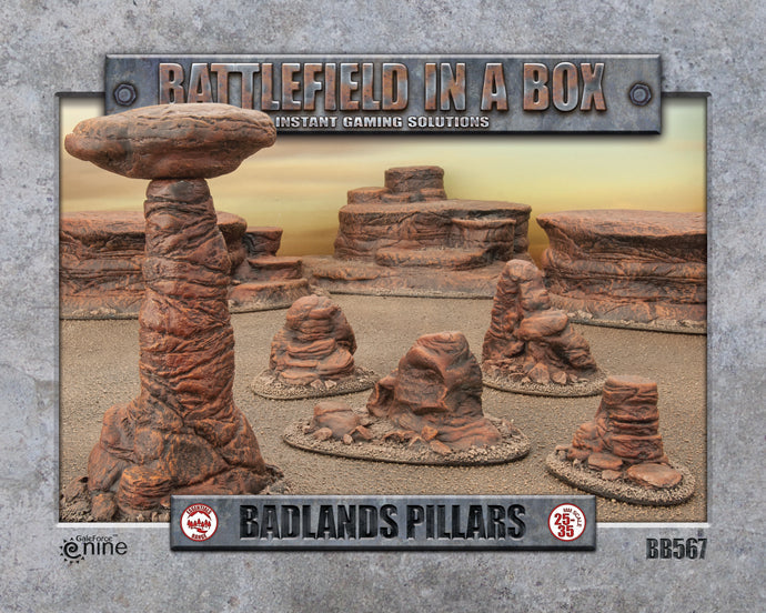 Battlefield in a Box: Badlands Pillars - Mars (ONLINE ORDER ONLY)