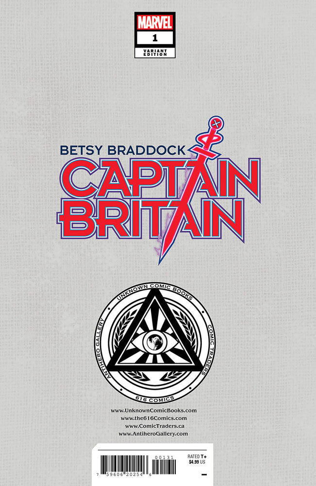 Betsy Braddock: Captain Britain #1 Unknown Comics Miguel Mercado Exclusive Vogue Var (02/22/2023) (Online Only)