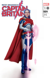 Betsy Braddock: Captain Britain #1 Unknown Comics Miguel Mercado Exclusive Virgin Vogue Var (02/22/2023) (Online Only)