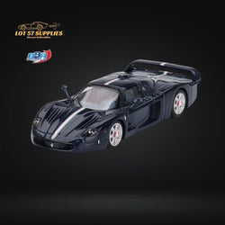 BBR64 Maserati MC12 Stradale Blue Metallic w/ Stripe 1:64 BBRDIE6416 (ONLINE ORDER ONLY)