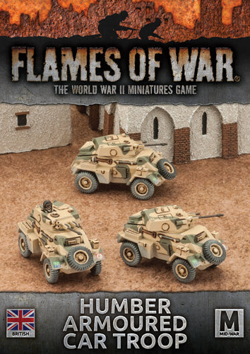 Flames of War: British Humber Armoured Car Troop (Mid War) (ONLINE ORDER ONLY)