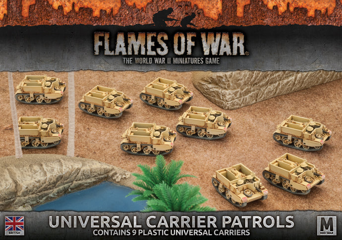 Flames of War: British Universal Carrier Patrols (Mid War) (ONLINE ORDER ONLY)